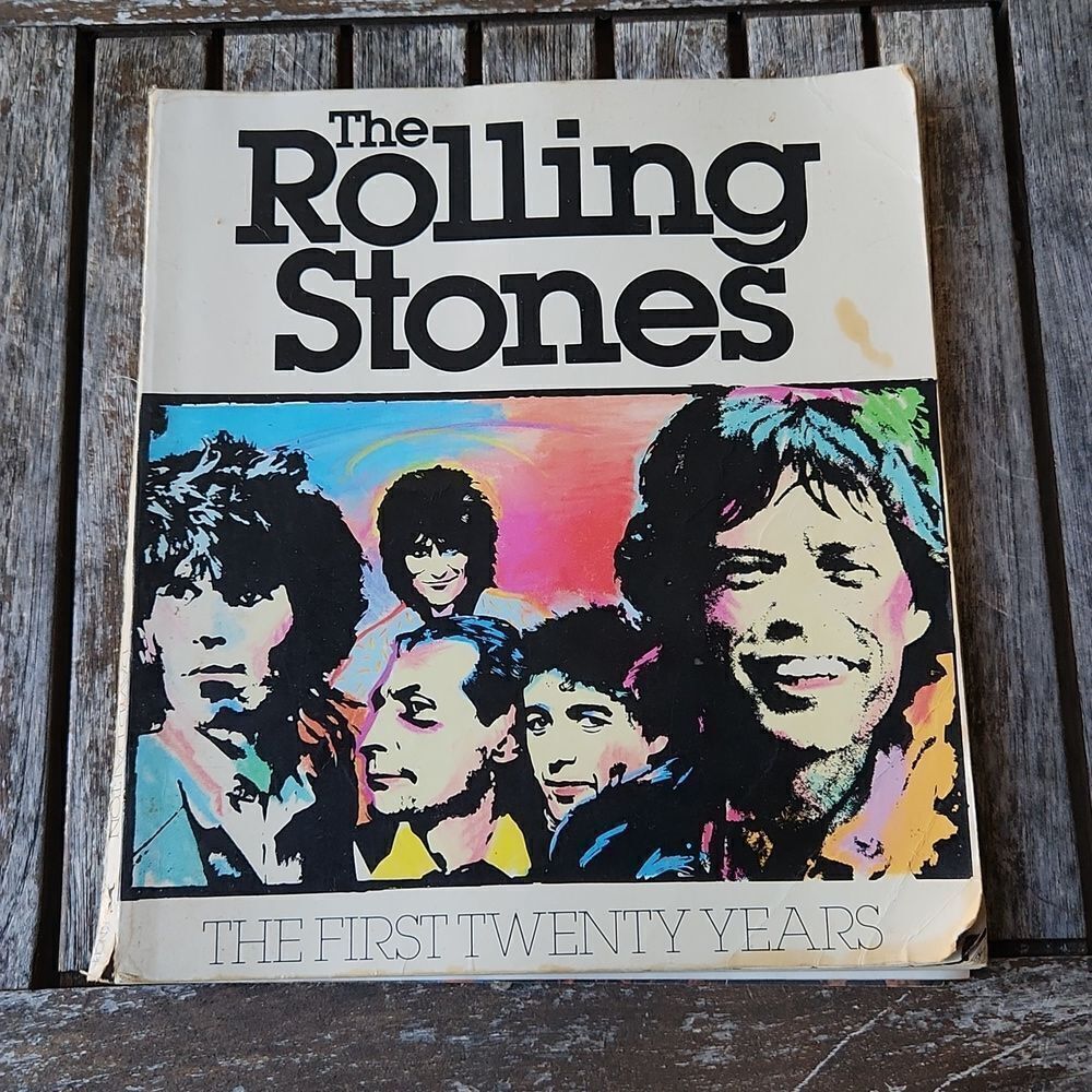 The Rolling Stones The First Twenty Years 1981 Book Vintage